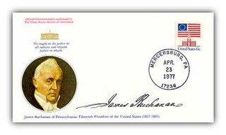 1977 James Buchanan Commemorative Cover