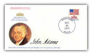 # 96130 - 1977 John Adams Commemorative Cover