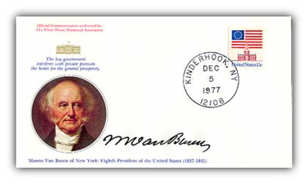 # 96136 - 1977 Martin Van Buren Commemorative Cover