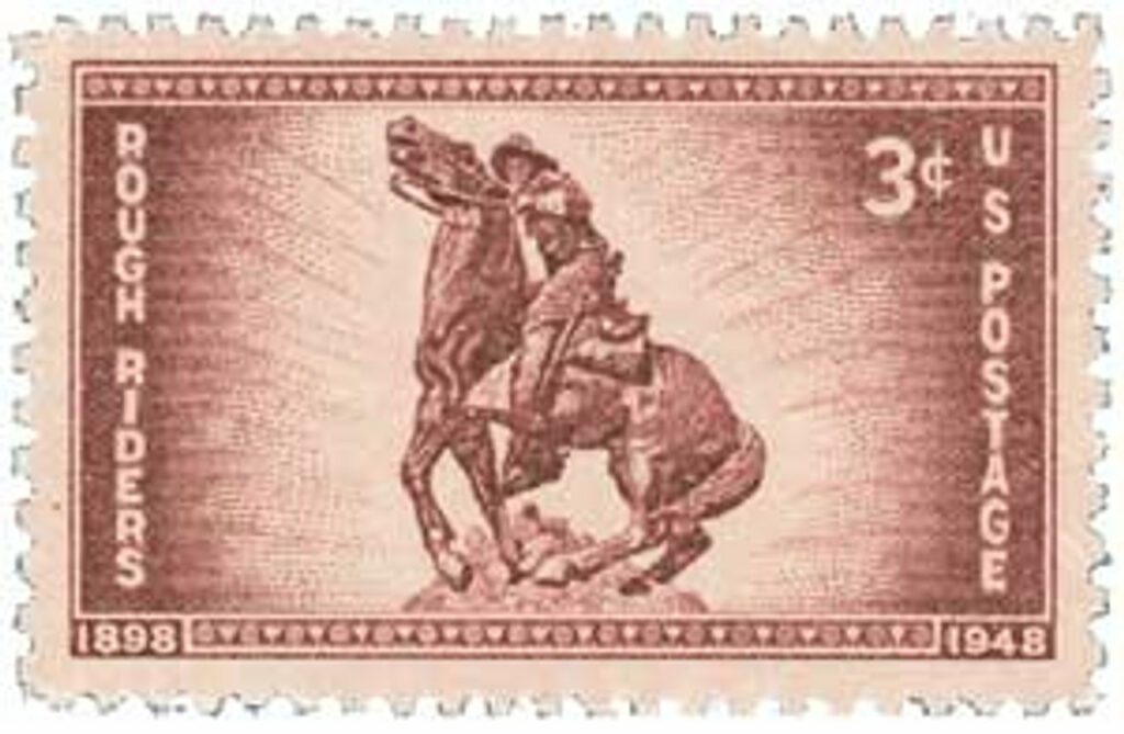 # 973 - 1948 3c Rough Riders