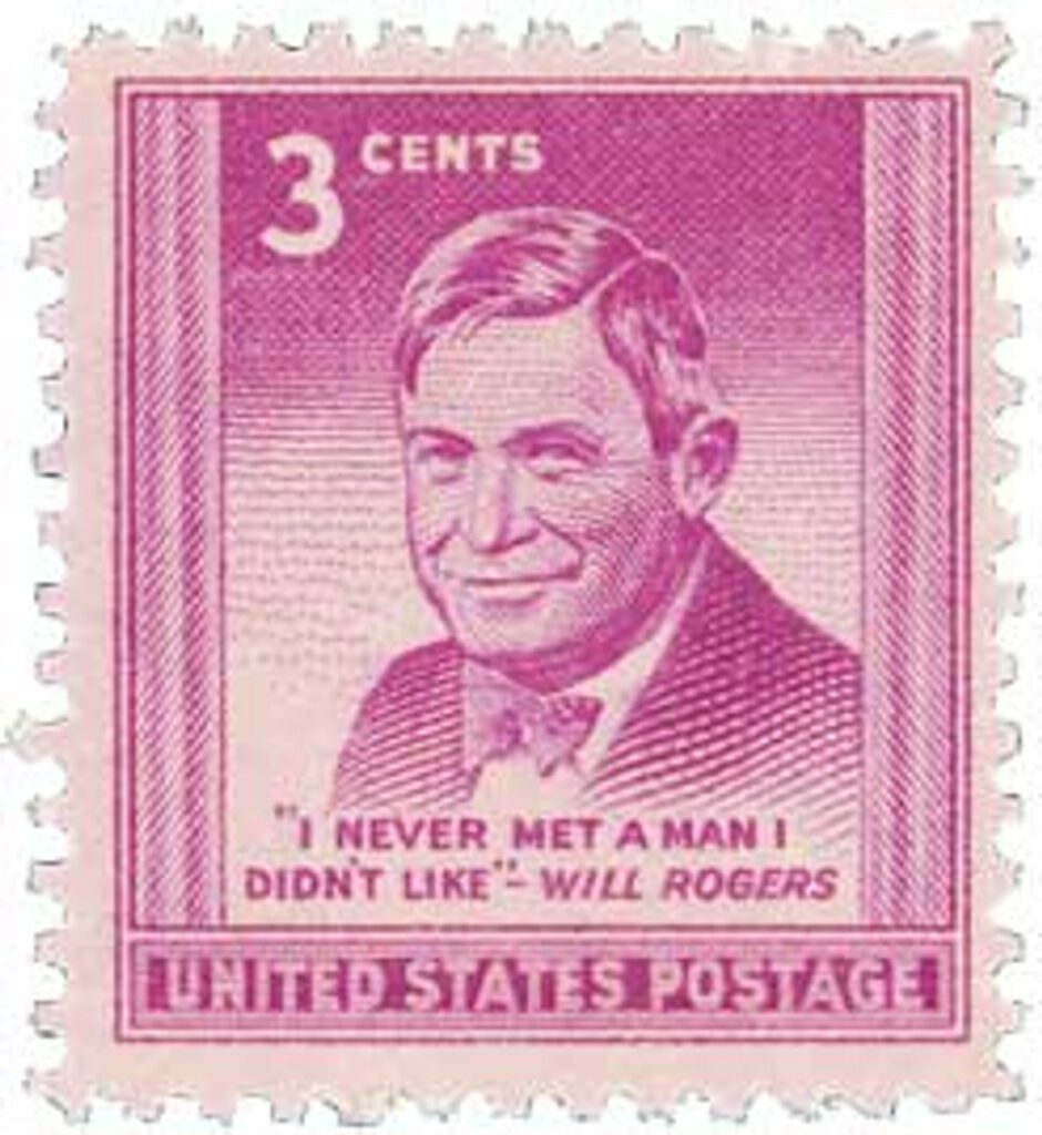 # 975 - 1948 3c Will Rogers