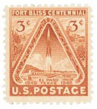 # 976 - 1948 3c Fort Bliss Centennial