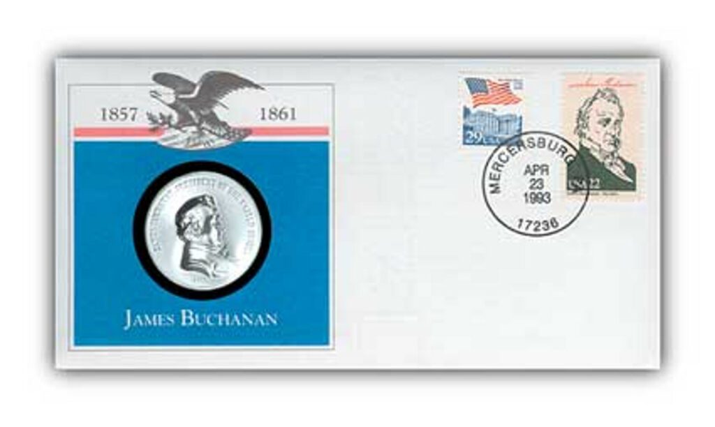 1993 James Buchanan Platinum Plated Medal Cvr