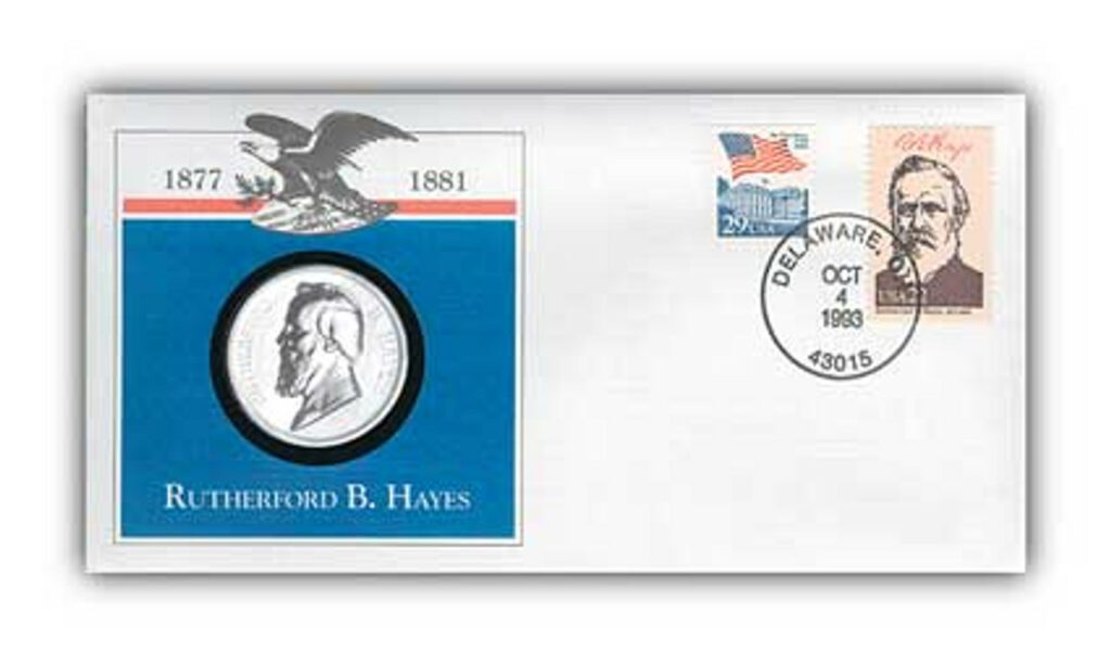 # 97816 - 1993 Rutherford B. Hayes Platinum Plated PNC