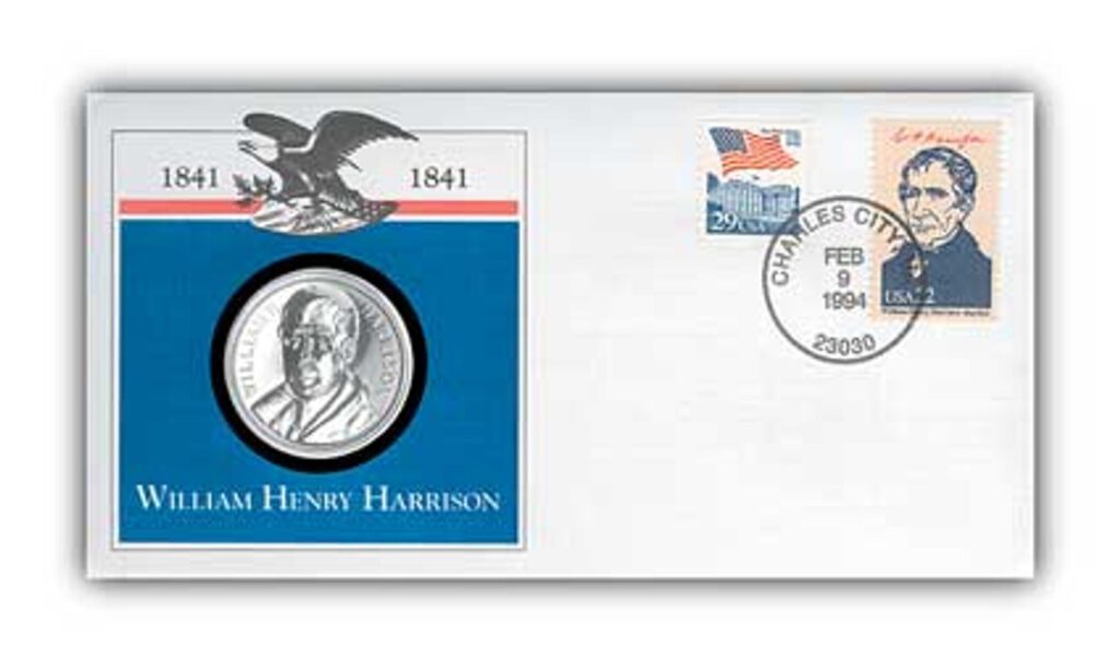 # 97835 - 1993 William Harrison Platinum Plated PNC 