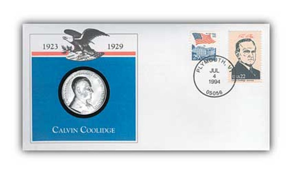 # 97836 - 1993 Calvin Coolidge Platinum Plated PNC