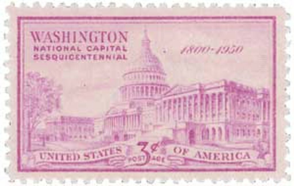 1950 3¢ United States Capitol
