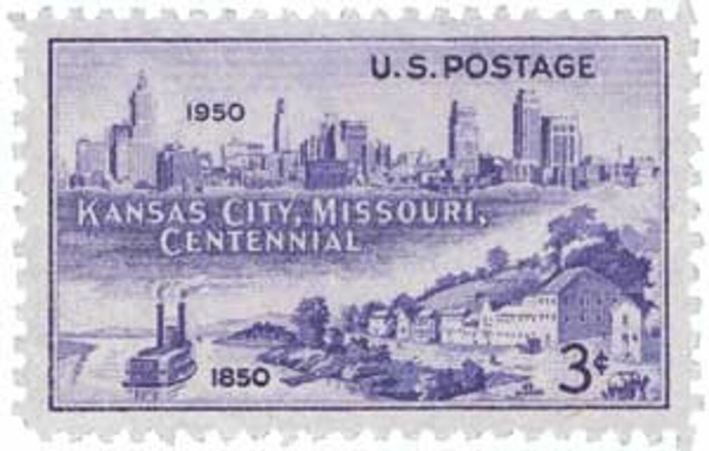1950 3¢ Kansas City, Missouri Centennial 