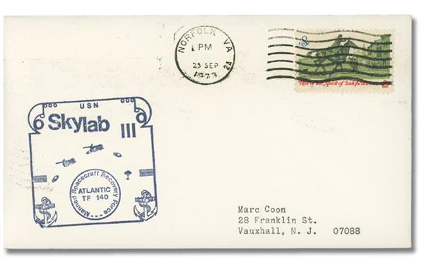 07/25/1973 USA, Skylab III Atlantic