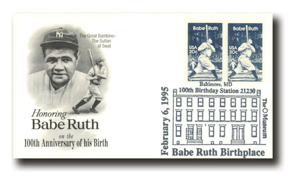 02/06/1995, USA, Honoring Babe Ruth on the 100th Anniversary of his birth