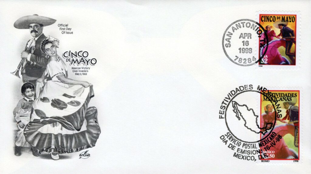 1998 Joint Issue - US and Mexico - Cinco de Mayo