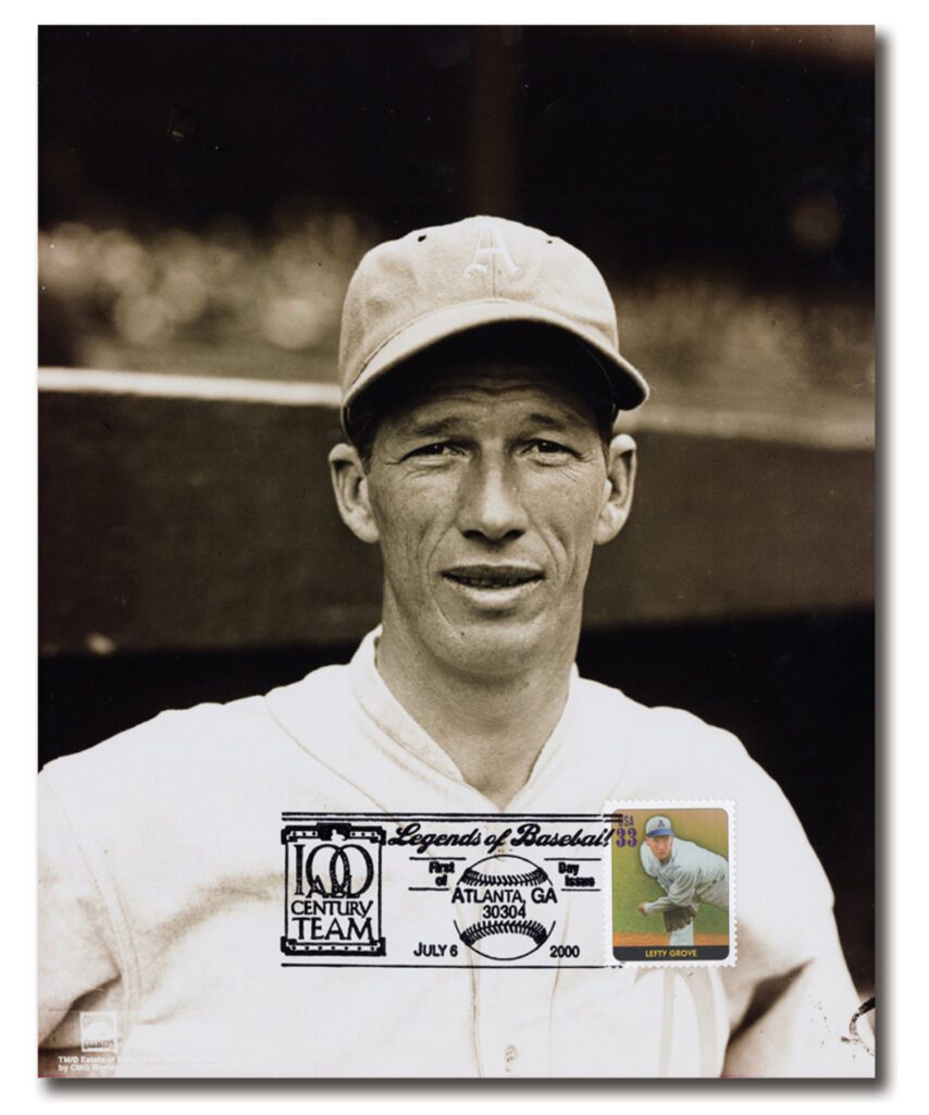 # AC409 - 2000 Legends of Baseball - Lefty Grove (3408k) Commemorative First Day Picture Card (8x10)