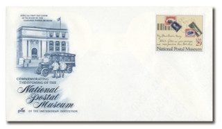 NO CANCEL, Commemorating the Opening of the National Postal Museum