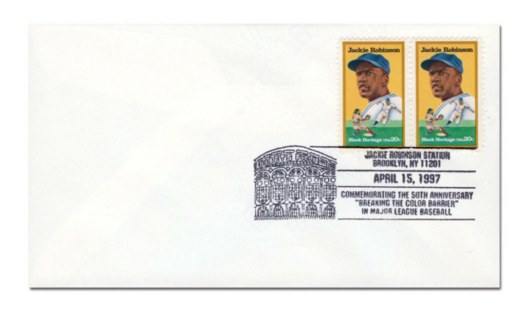 4/15/1997, USA, Jackie Robinson Station, Commemorating the 50th Ann. "Breaking the Color Barrier" in Major League Baseball