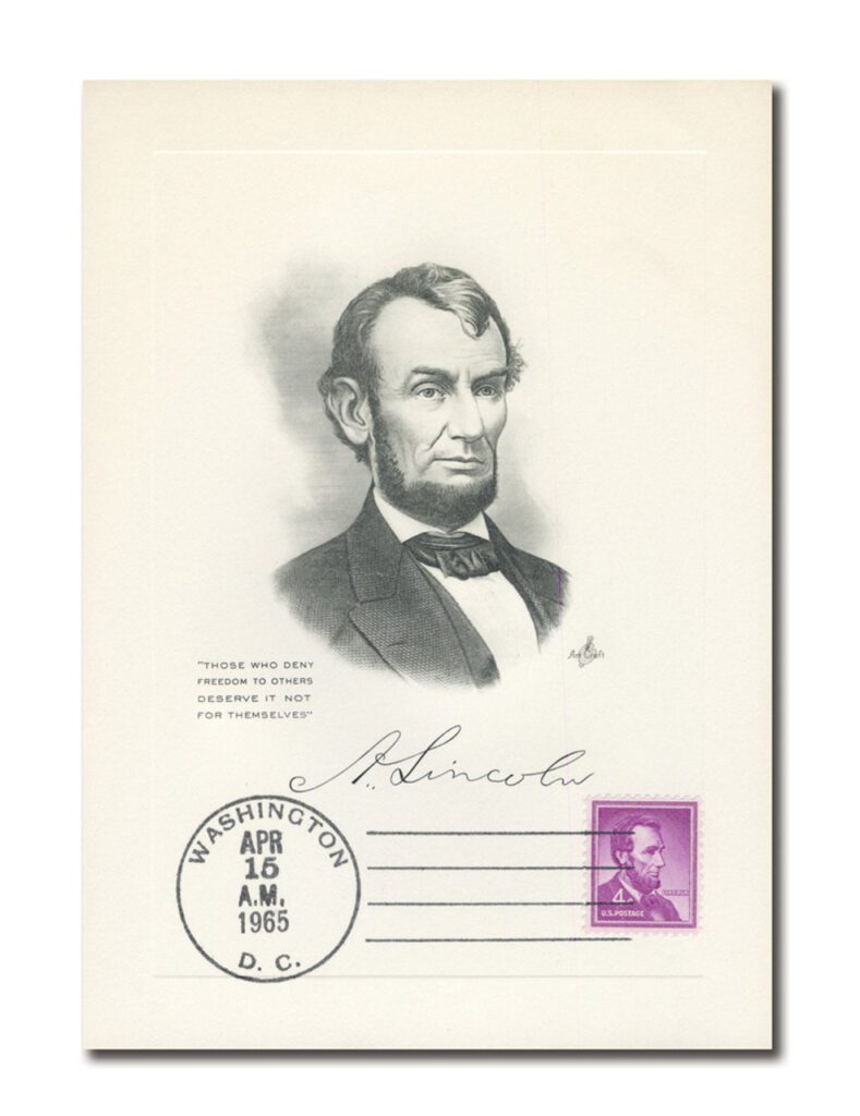 #AC719 - Abraham Lincoln, 4/15/1965, #1036
