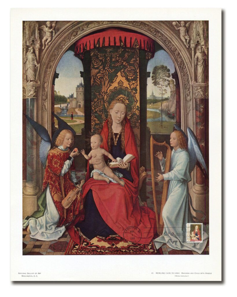 # AC727 - Madonna & Child with angles, 11/1/1966, #1321