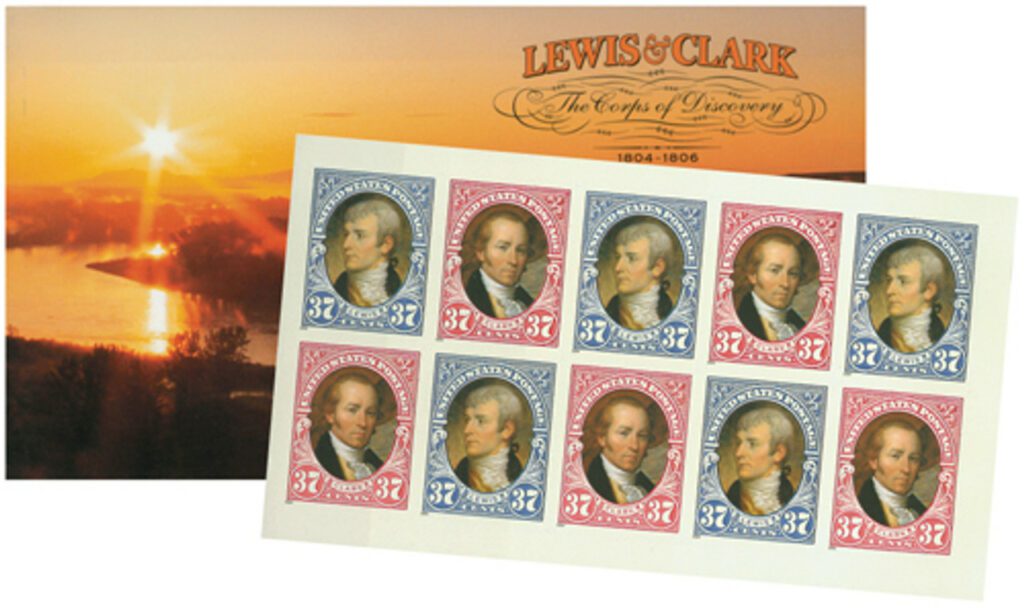2004 37¢ Lewis & Clark, Prestige Booklet of 20 Stamps