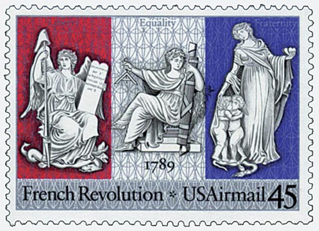 # C120 - 1989 45c French Revolution Joint Issue with France