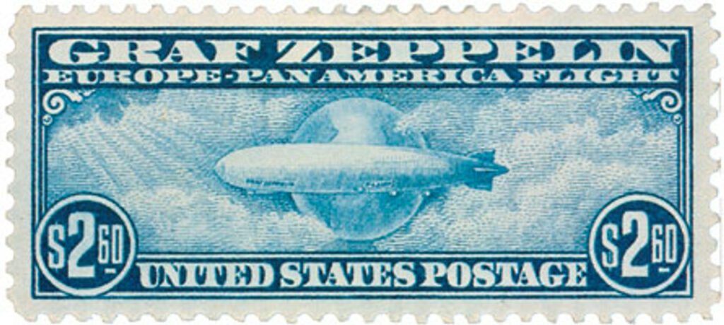 1930 $2.60 Graf Zeppelin blue