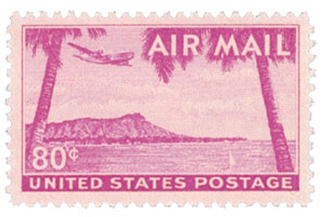 1952 80¢ Diamond Head, Hawaii