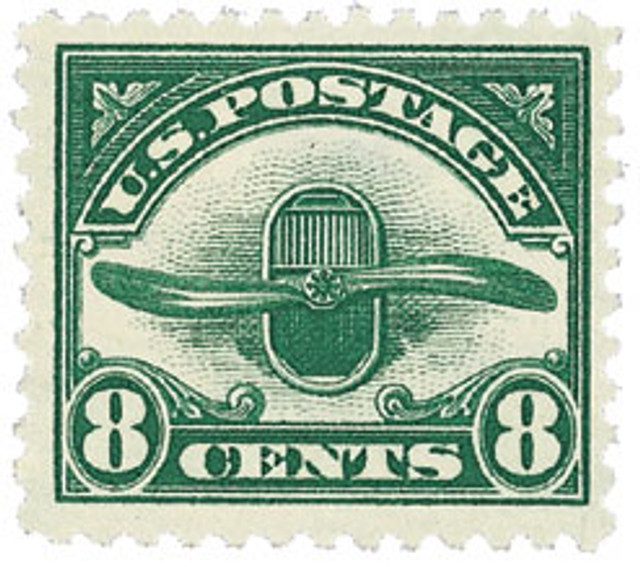 # C4 - 1923 8c Radiator & Propeller, dark green
