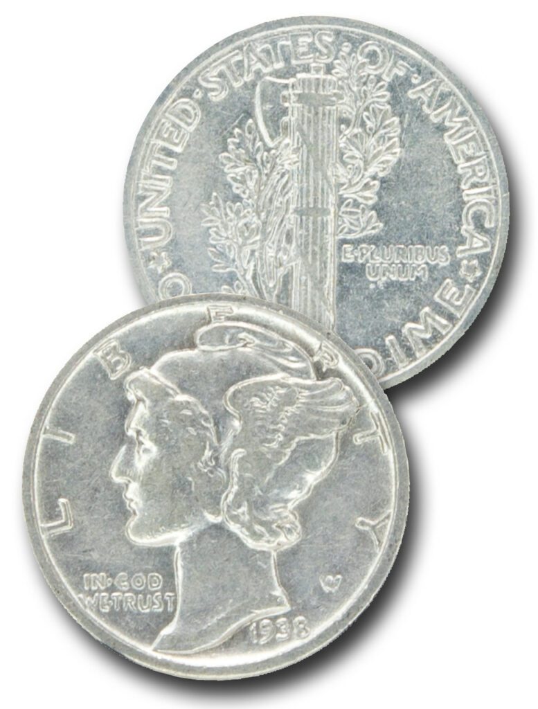 1938-S Mercury Dime
