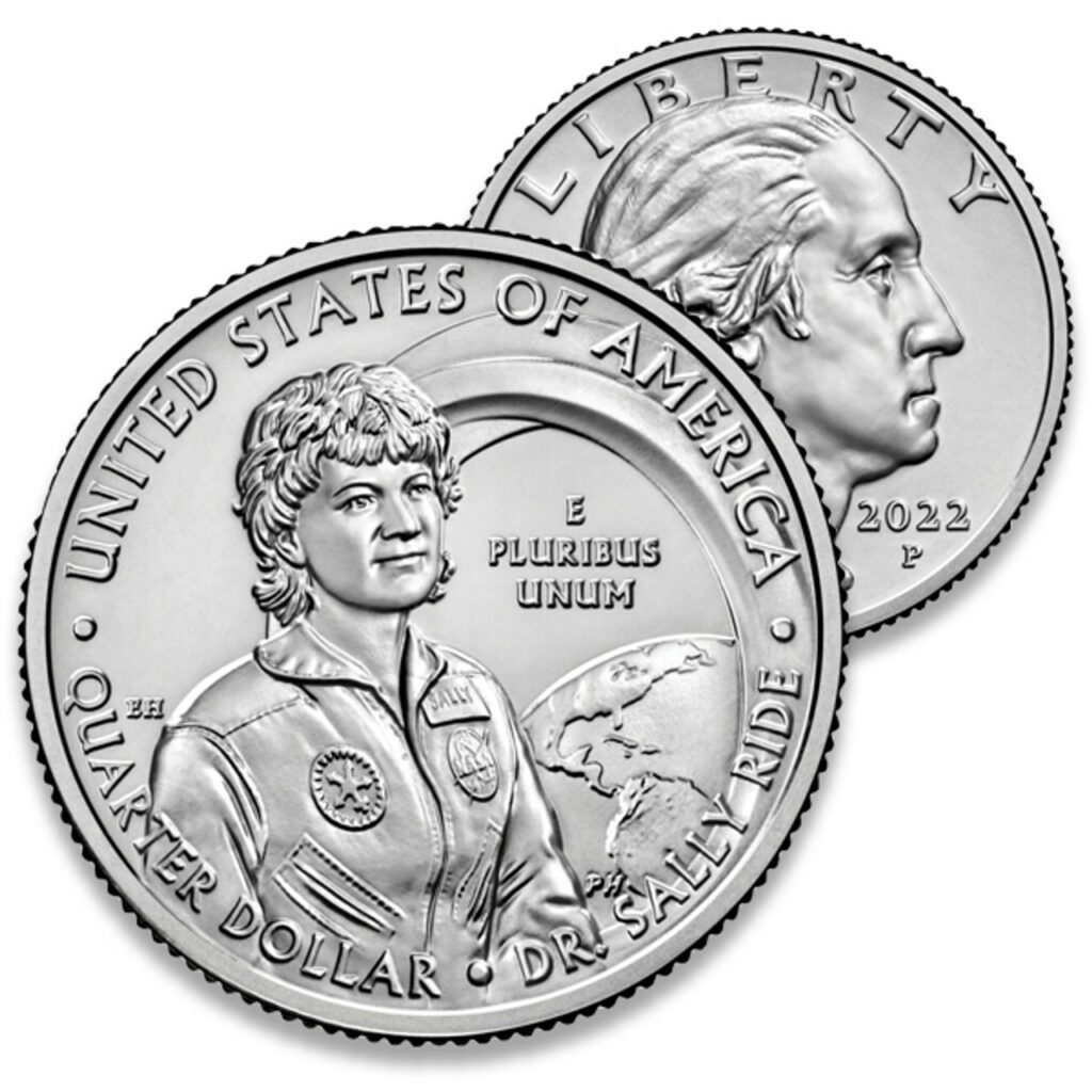 CNAW02P - 2022 American Women Quarters Program - Sally Ride, P Mint
