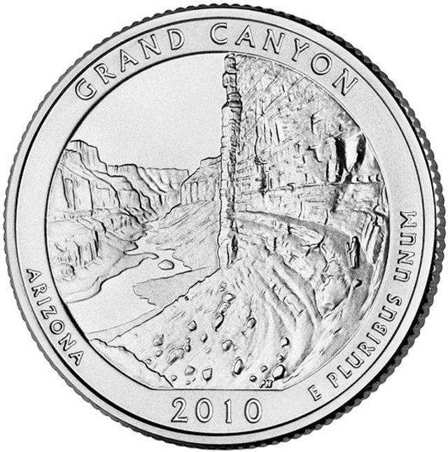 2010 Grand Canyon National Park Quarter, D Mint