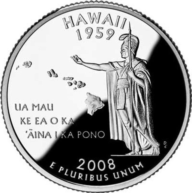 2008 Hawaii State Quarter, D Mint