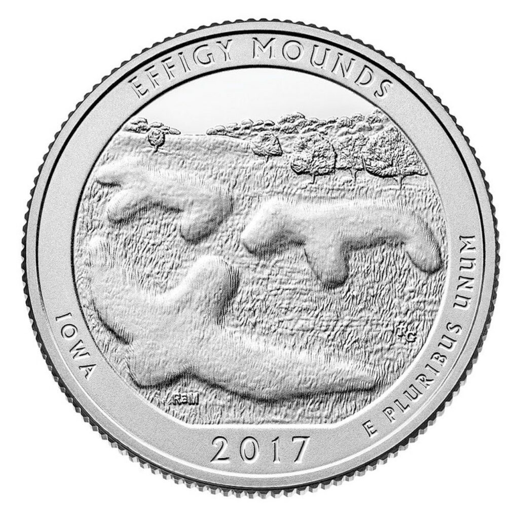 # CNIAEM25D - 2017 Effigy National Monument Quarter, D Mint