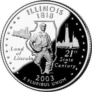 # CNIL25D - 2003 Illinois State Quarter, D Mint