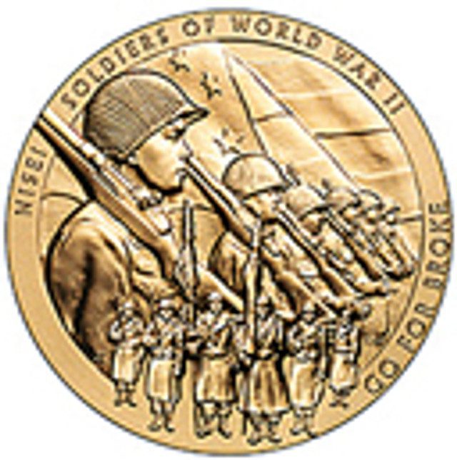 #CNM11139 - Nisei Soldier of War Bronze 3" Medal