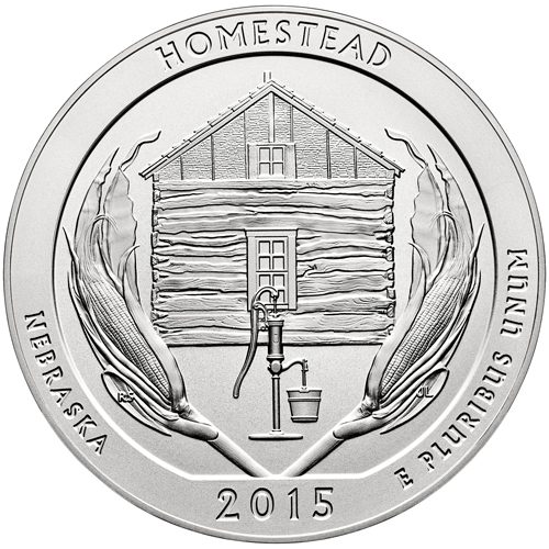 # CNNEHN25D - 2015 Homestead National Monument of America Quarter, D Mint