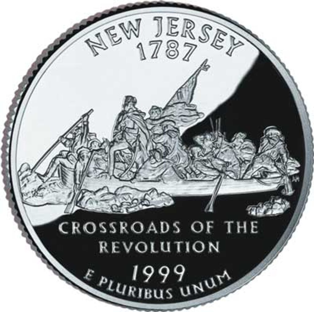 # CNNJ25P - 1999 New Jersey State Quarter, P Mint