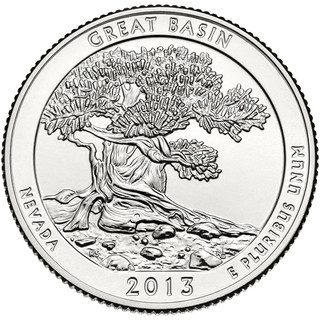 # CNNVGB25D - 2013 Great Basin National Park Quarter, D Mint