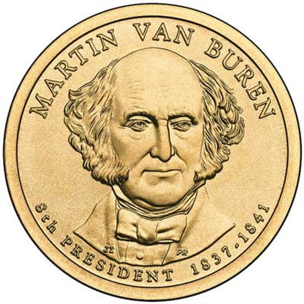 # CNPRES08D - 2008 $1.00 President VanBuren, D mint