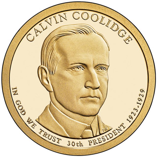 # CNPRES30D - 2014 $1.00 President Calvin Coolidge
