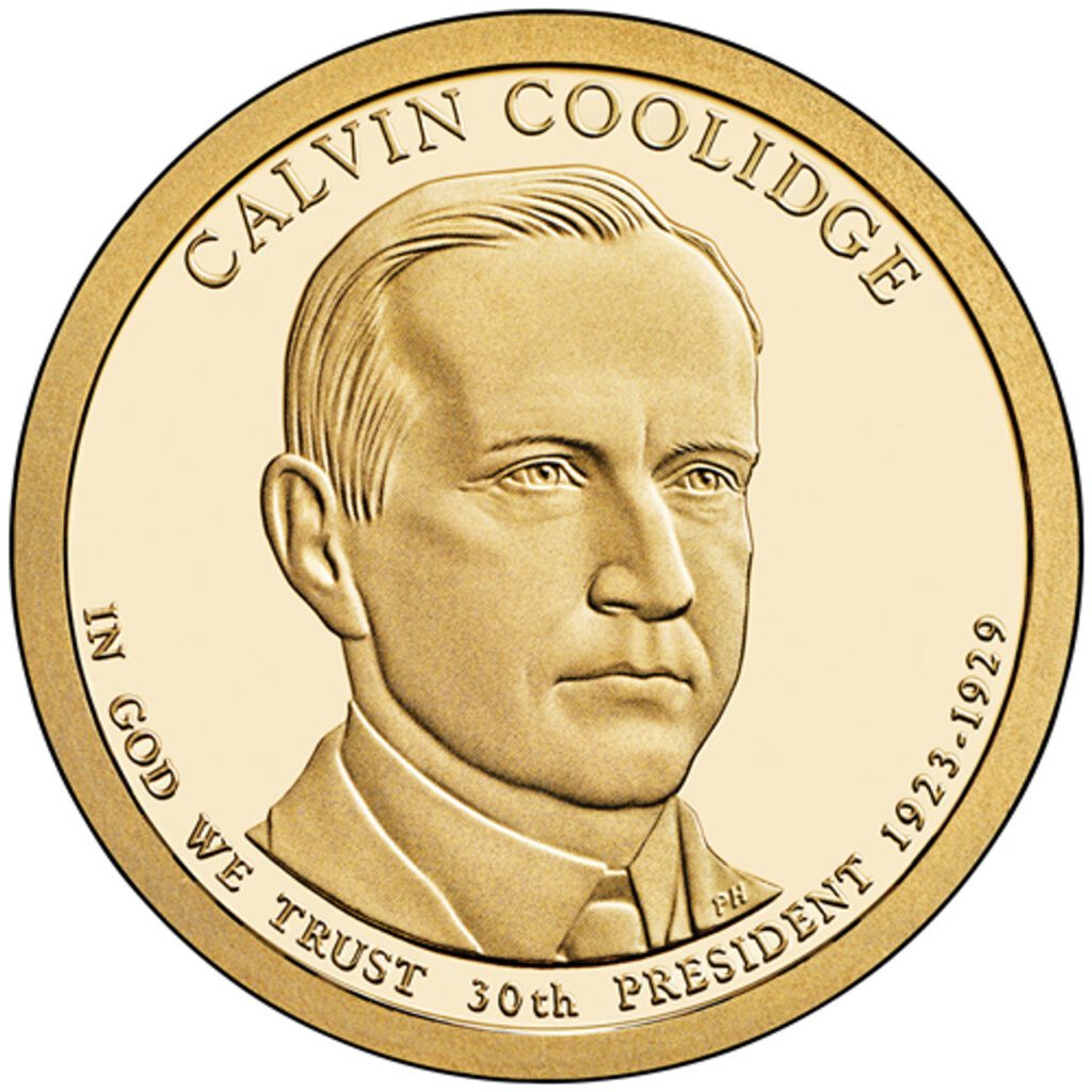 # CNPRES30P - 2014 $1.00 President Calvin Coolidge