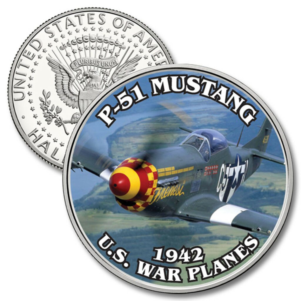 # CNS11002 - JFK 50c P-51 Mustang