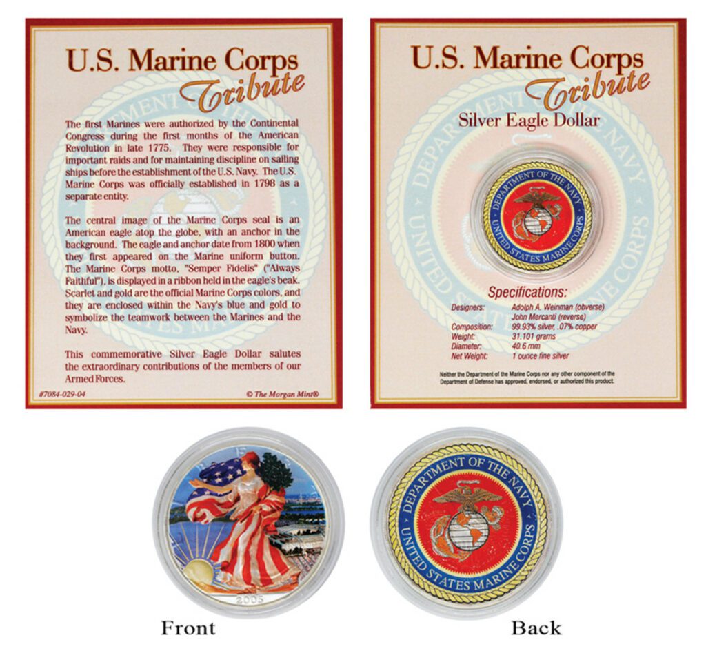 # CNSAF13 - US Silver Dollar Tribute to Marines