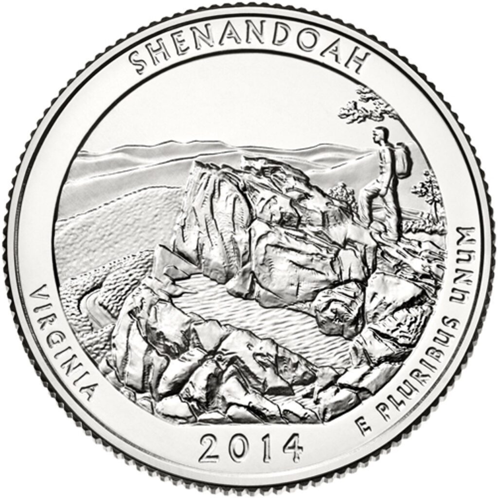 # CNVASP25D - 2014 Shenandoah National Park Quarter, D Mint