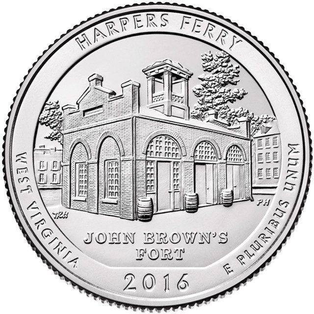 2016 Harpers Ferry Natl. Park D Mint qtr