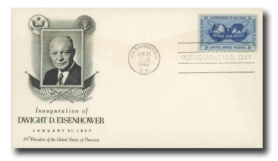 # IC 1957 - 1957 Inauguration Cover - President D. Eisenhower