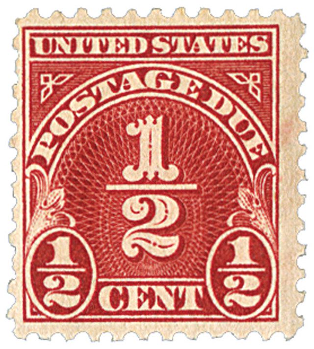 # J69 - 1930 ½c Postage Due Stamp - carmine
