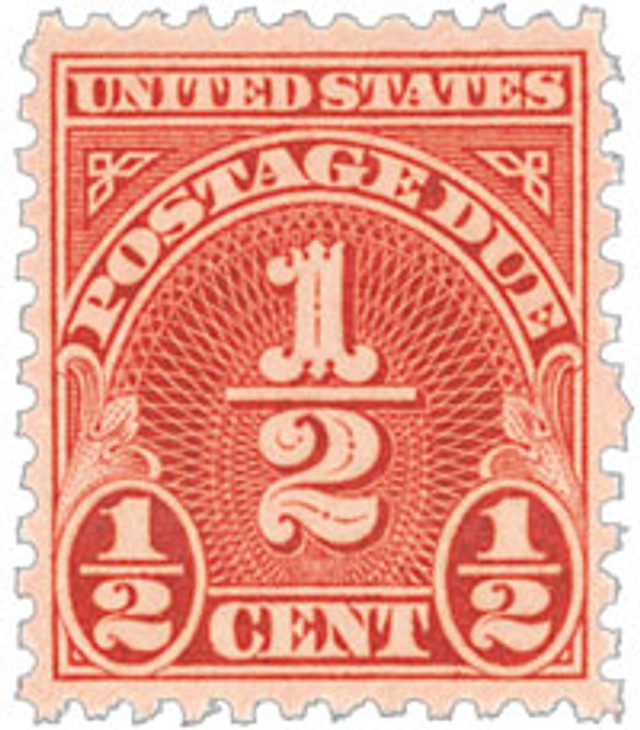 # J79 - 1931 ½c Postage Due - Rotary Press, dull carmine