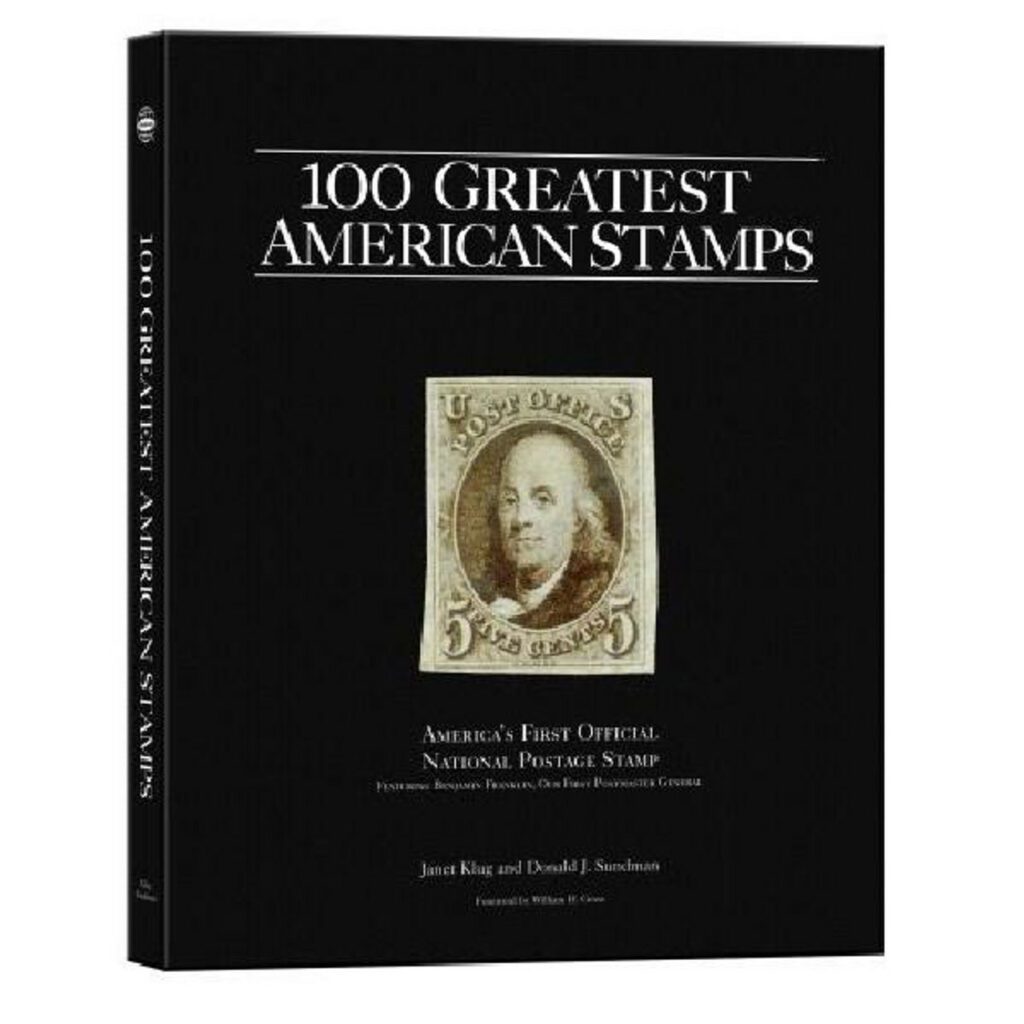 100 Greatest American Stamps Hardcover Book, Autographed by Don Sundman