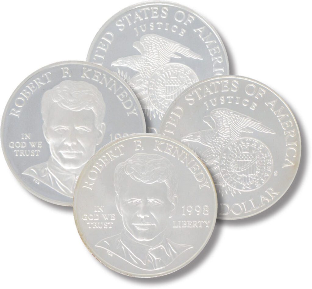 # M12125 - 1998 Robert F. Kennedy Silver Dollars, Proof & Uncirculated