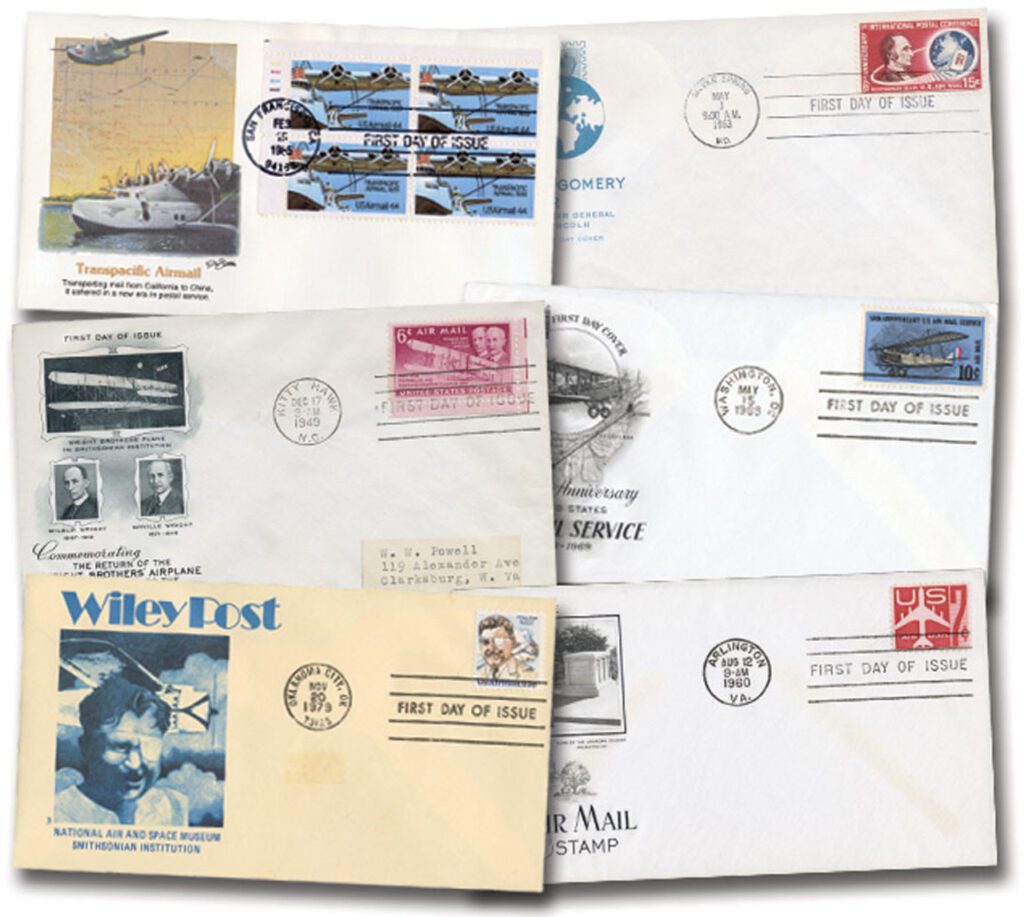 # M12186 - US Airmail First Day Cover Collection, Set of 100