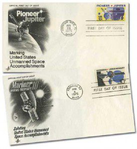 Item #M5470 – First Day Covers honoring Pioneer 10 and Mariner 10.