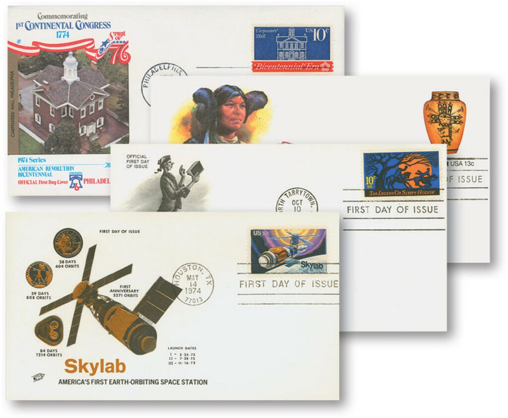 # M7045 - 1947-2004 First Day Cover Collection, 100 First Day Covers with FREE Album